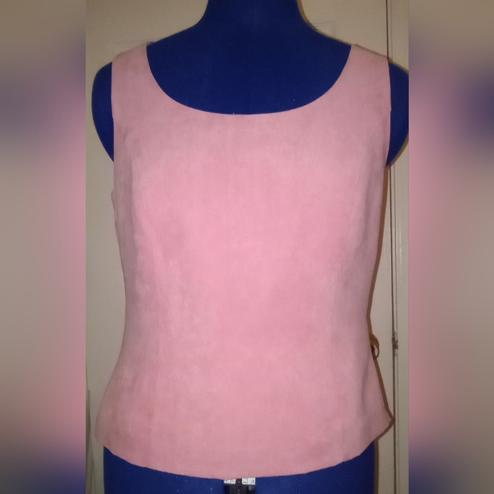 Positive Attitude Women's Dress Tank Size 6 Pale Pink